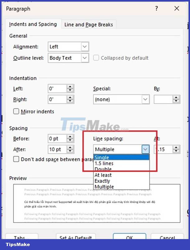 Instructions for fixing split text errors - dropped lines in Word Picture 8