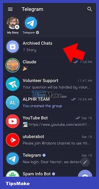 Instructions for hiding friends' Telegram Stories Picture 2