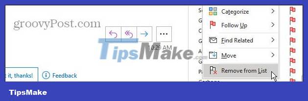Instructions for pinning emails in Outlook Picture 4