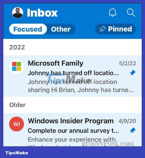 Instructions for pinning emails in Outlook Picture 7