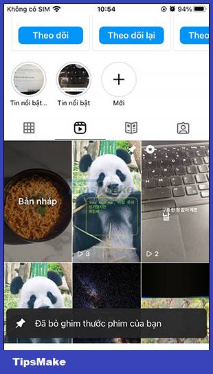 Instructions for pinning Reels Instagram videos Picture 8