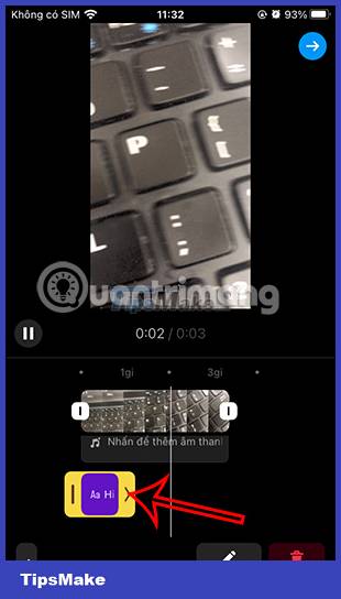 Instructions for pinning text in Reels Instagram videos Picture 10