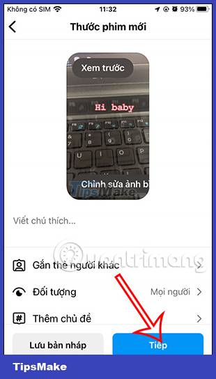 Instructions for pinning text in Reels Instagram videos Picture 12