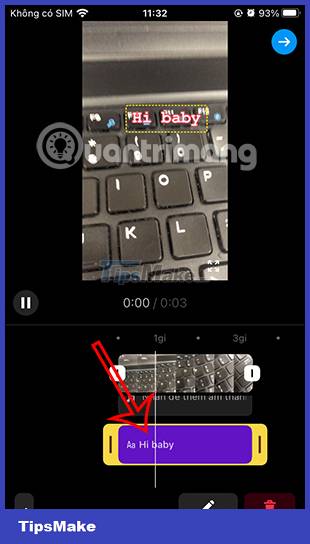 Instructions for pinning text in Reels Instagram videos Picture 9