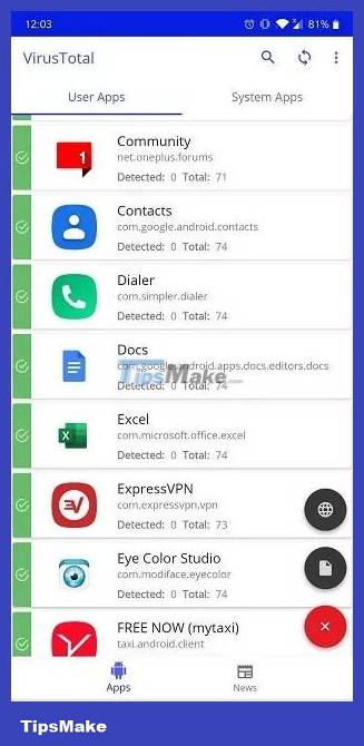 Instructions for scanning APK files for viruses to ensure safety before installation Picture 3