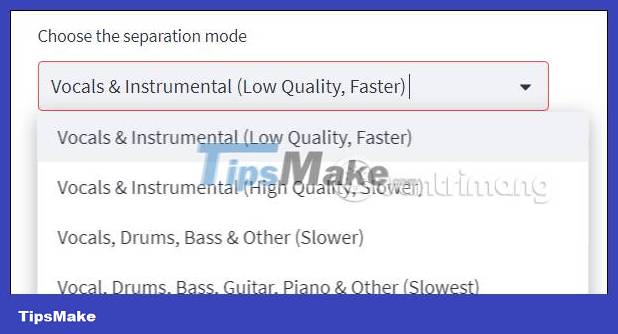 Instructions for separating music and lyrics on Moseca Picture 2