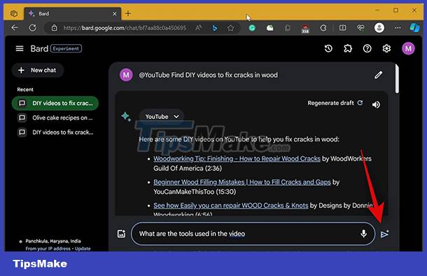 Instructions for using Google Bard to search for YouTube videos Picture 6
