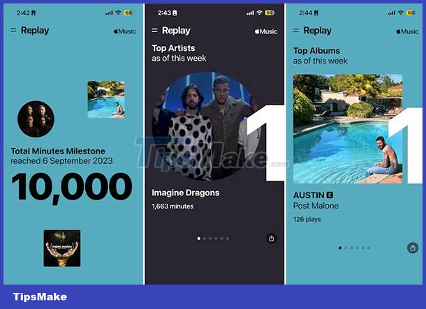 Instructions for watching Apple Music Replay 2023 Picture 3