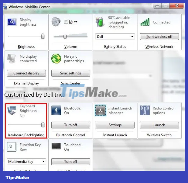Instructions on 3 simple ways to turn on the Lenovo laptop keyboard light Picture 6