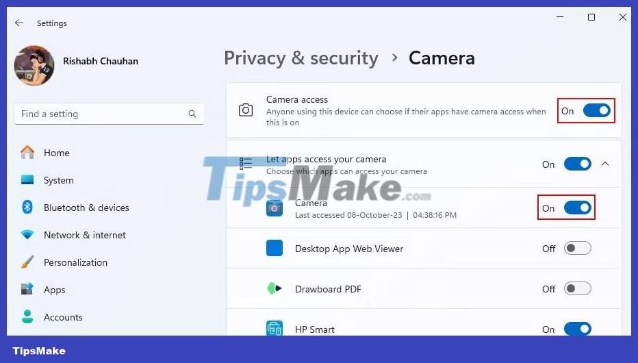Instructions on how to fix Windows Camera application problems Picture 2