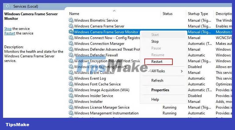 Instructions on how to fix Windows Camera application problems Picture 4