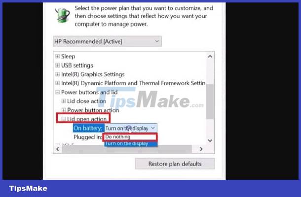 Laptop turns on automatically when opening the lid of Windows 10 + 11, how to solve? Picture 6
