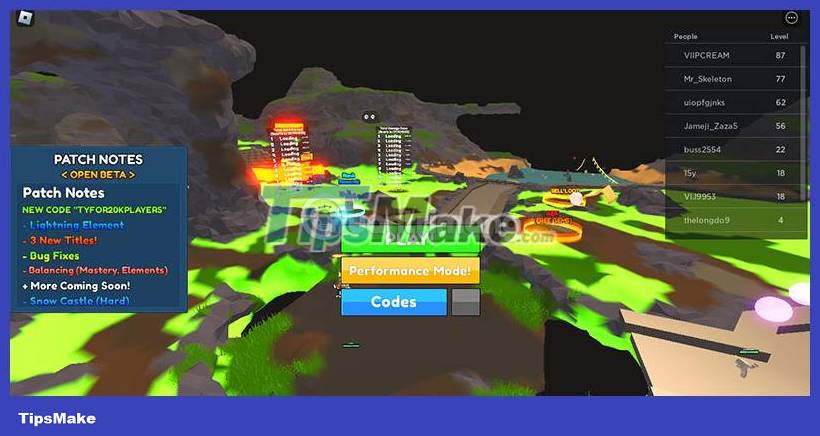 Latest Elemental Dungeons code and how to enter the code Picture 1