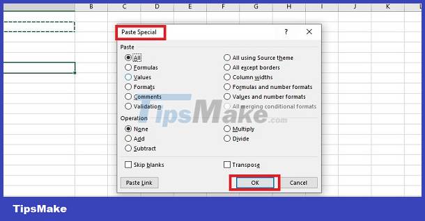 Lost Paste Special Function In Excel - How To Find It Again? - Tipsmake.com