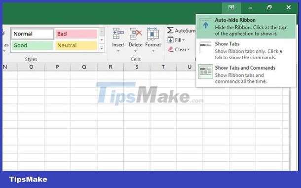 Lost toolbar in Excel and very simple way to display it again Picture 10