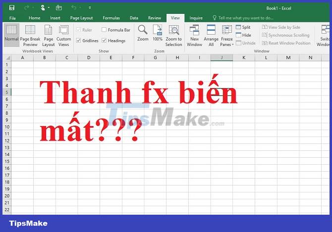 Missing fx bar in Excel and SUPER SIMPLE way to display it Picture 1