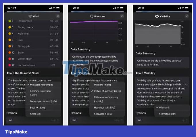 New features in the Weather weather app on iOS 17 Picture 10