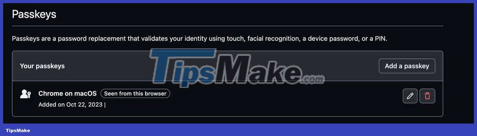 Passkeys: How to log in to GitHub without a password Picture 4