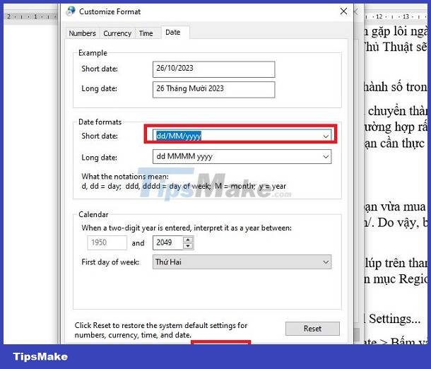 Share how to fix dates being converted to numbers in Excel - TipsMake.com