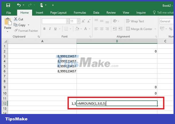 Share solutions when Excel does not round numbers effectively Picture 11