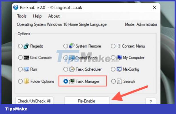 Task Manager error not fully displayed, how to fix? Picture 13
