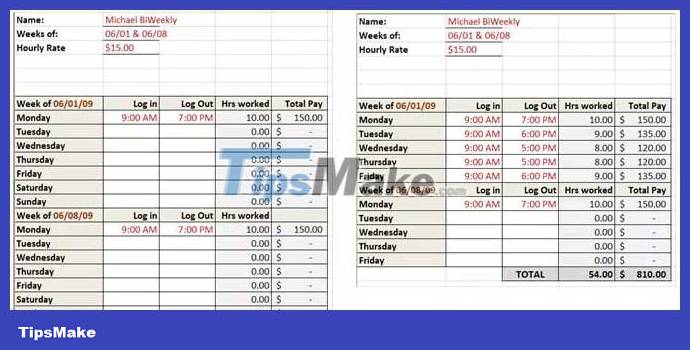 The best timesheet templates for you to track daily work Picture 6