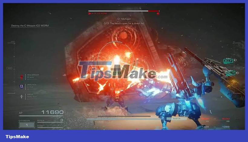 The biggest Boss in the game with the size of a giant train car Picture 4