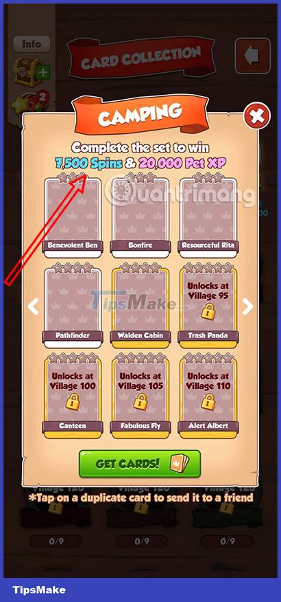 Tips to earn 7500 Coin Master spins from Trade Card Picture 6