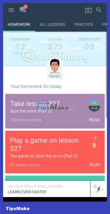 Top 8 leading English learning applications on Android and iOS Picture 2