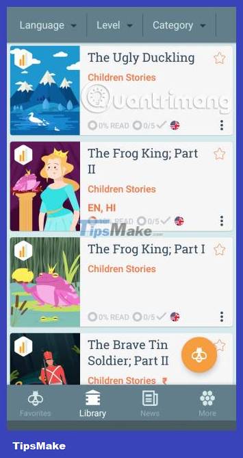 Top 8 leading English learning applications on Android and iOS Picture 5