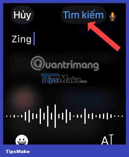 Use Zing Mp3 to listen to music on Apple Watch Picture 3
