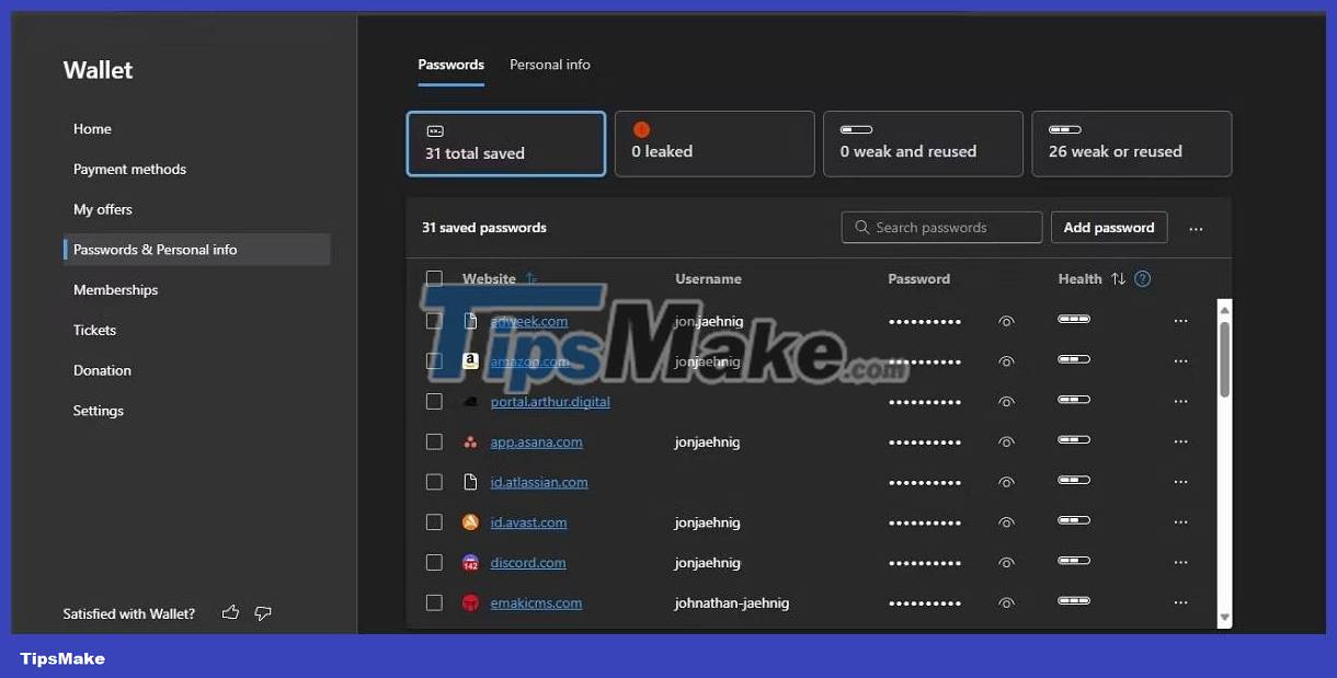What is the Wallet feature of Microsoft Edge? Picture 4