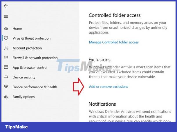 Windows Defender automatically deletes Windows 10+11 files, how to fix the error? Picture 7