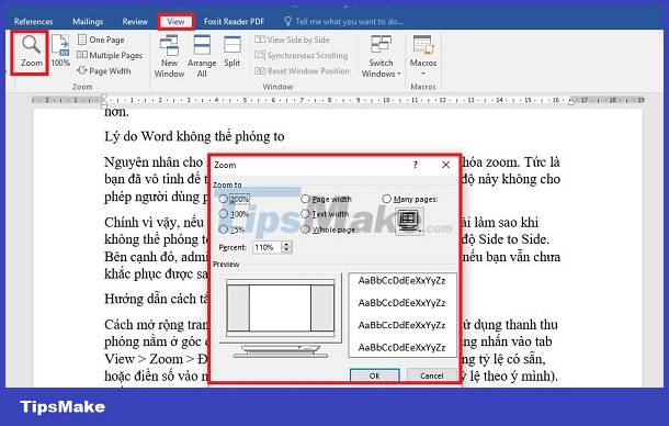 Word cannot Zoom, what should I do? Picture 5