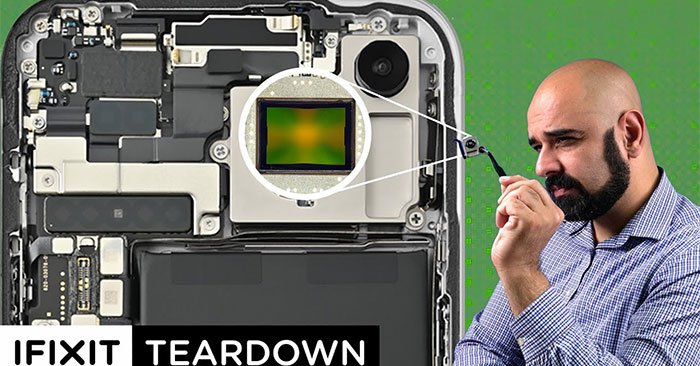 Close-up Video of iPhone 15 Components with 7000 Times Magnification Explained
