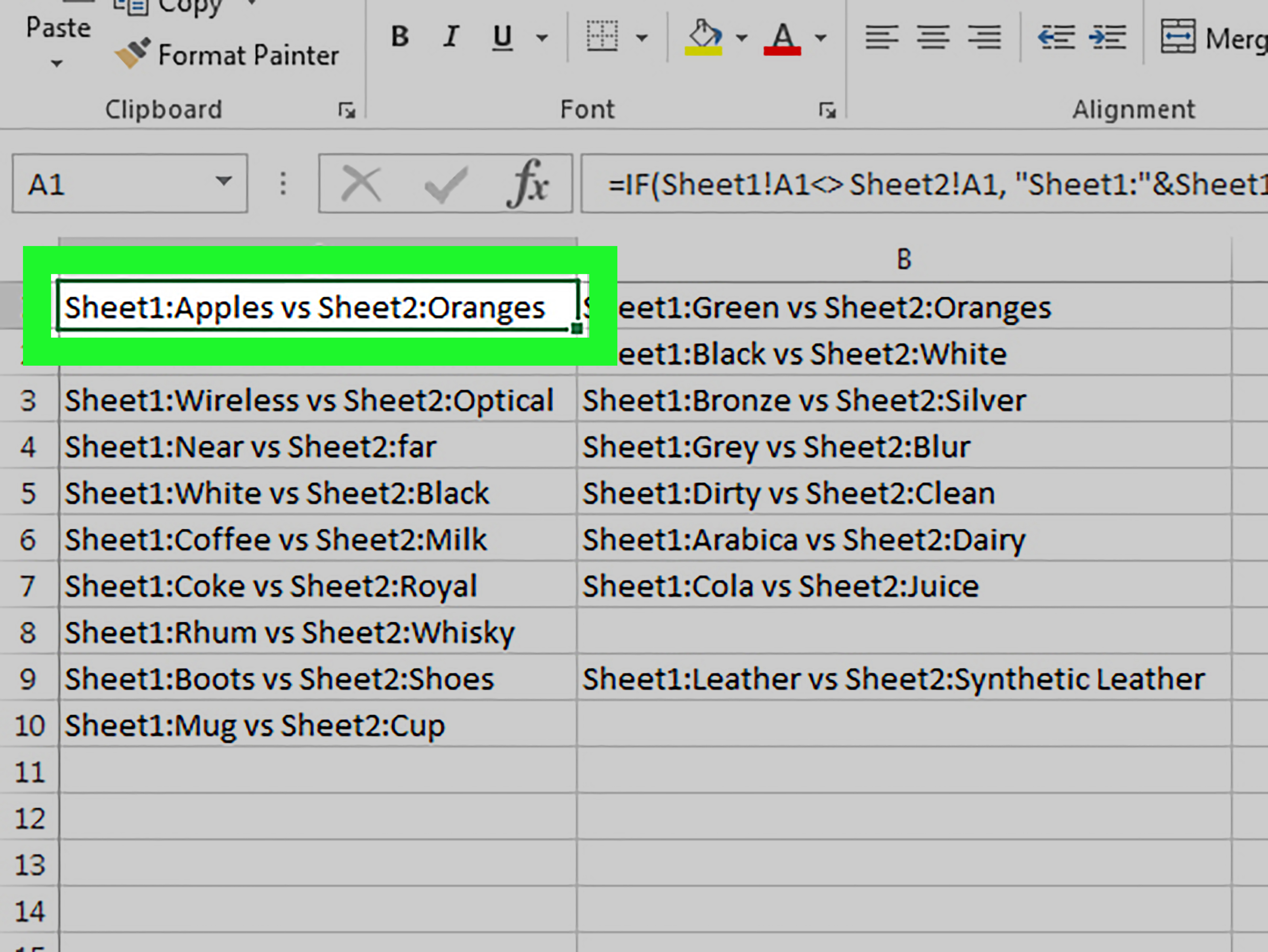 How to Compare Data in Excel: Clear Instructions