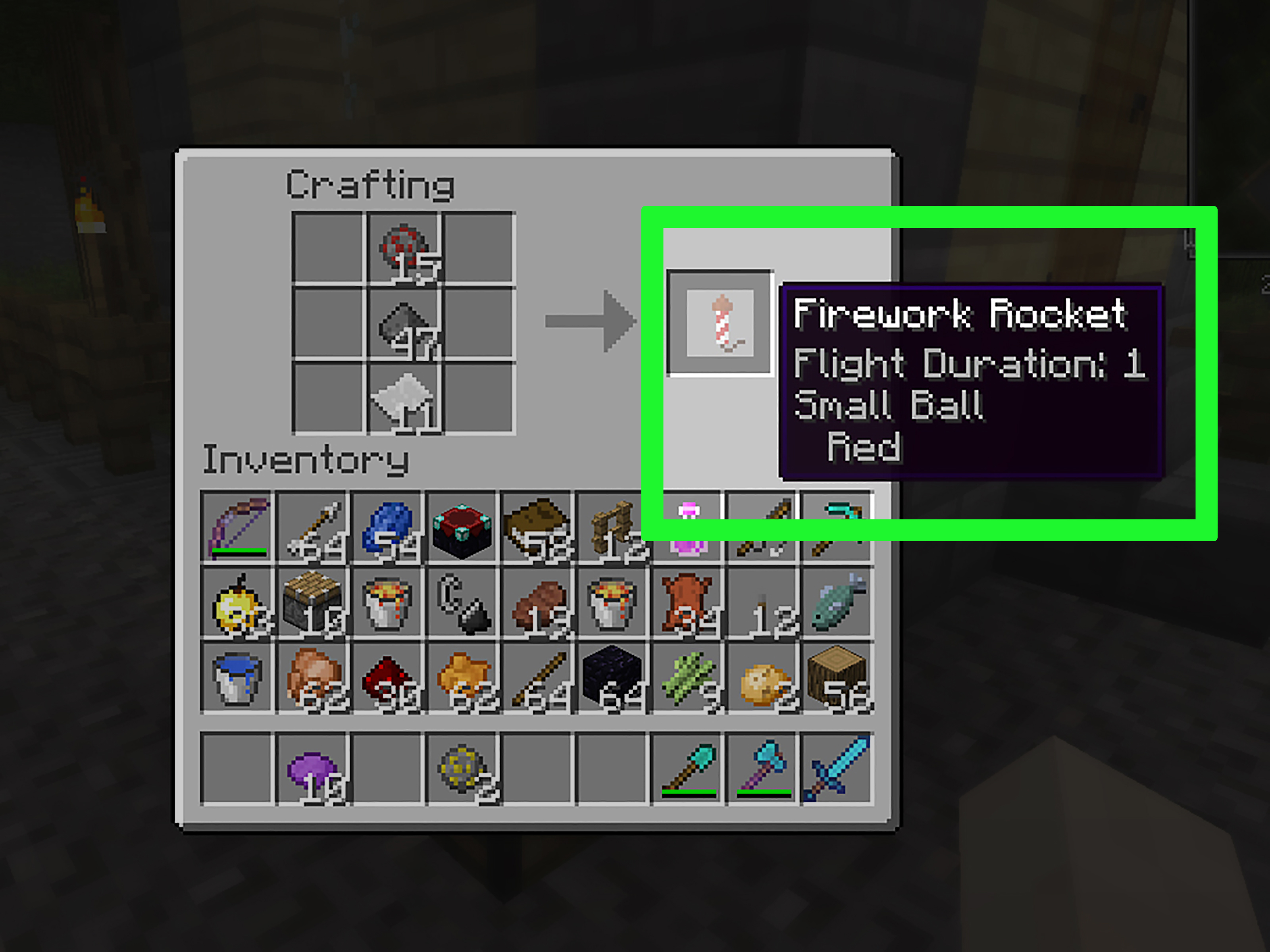 How to Make Firework Rocket in Minecraft Game: Step-by-Step Guide
