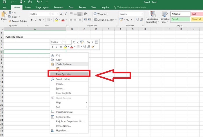 Lost Paste Special Function in Excel - How to Find It Again Explained
