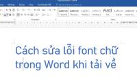3 Best ways to fix font errors in Word when downloading