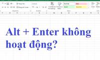 Alt + Enter does not break the line in Excel and what you need to do