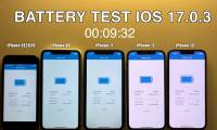 Check battery life of iPhone XR, XS, 11, 12 when running iOS 17.0.3