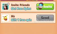 How to give spins to friends in Coin Master