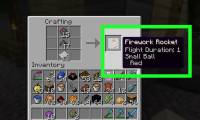 How to Make Firework Rocket in Minecraft Game