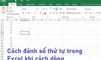 How to Number the Lines in Excel?