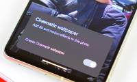 Instructions for creating Cinematic wallpapers on Android