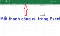 Lost toolbar in Excel and very simple way to display it again
