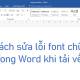 3 Best ways to fix font errors in Word when downloading