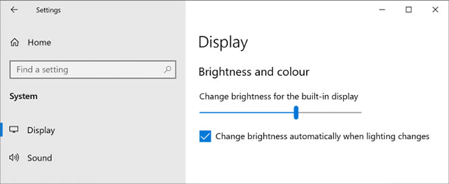 15 ways to adjust the brightness of computer and laptop screens Picture 10