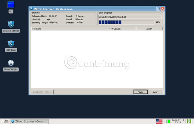 16 anti-virus boot disks when Windows cannot be started Picture 14