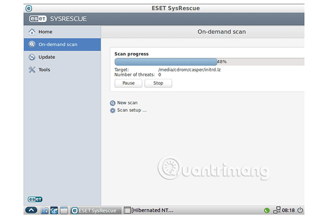 16 anti-virus boot disks when Windows cannot be started Picture 15